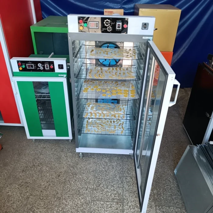 دستگاه-صنعتی-میوه-خشک-کن-و-سبزی-خشک-کن-هشتاد-کیلویی-گازی-آرمان-صنعت-میوه-خشک-کن-پفکی1.4-700x700